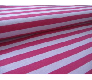 Jersey Ringel 1,5cm rosa pink